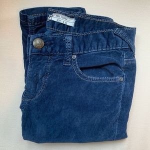 Free People Skinny 5 Pocket Corduroy Pants.